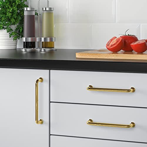 IKEA Bagganas Handle Brass Color 2 Pack 003.384.07 Size 5 5/8 ", Gold - Image 3