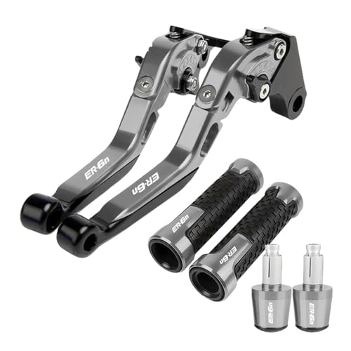 Palancas de freno y embrague con puños para moto Kawasaki ER6N modelos 2009 a 2017