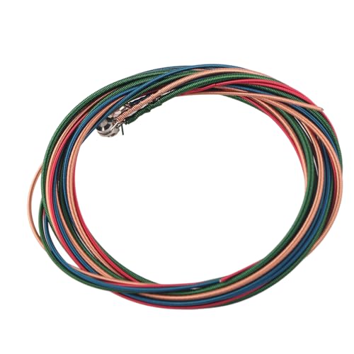 Colorful Electric Bass Strings Instrument 1.16mm 1.44mm 2.0mm 2.54mm 4 String sturdy Lightweight Portable Blue Rose Yellow Green