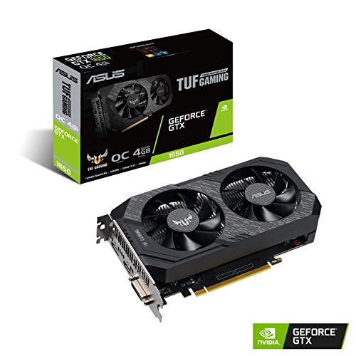 ASUS GeForce GTX 1650 O4G TUF Overclocked Edition VR Ready HDMI DP 1.4