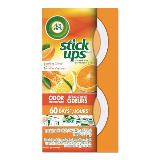 Air Wick Stick Ups Air Freshener, Sparkling Citrus, 2 Count
