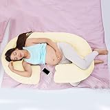ReunionG Pregnancy Body Pillow Foam Soft Comfort Support Cushion Full Body Pregnancy with Maternity