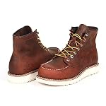 Herren Arbeitsstiefel Weiche Moc Toe Klassische Knöchel Mode Casual 6‘’ Keilsohle Schuhe – Bild 5