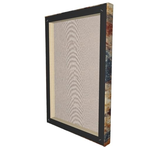 Œuvre d'art sur toile abstrait granit LPSRTWE finitions premium