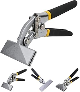 SANON Sheet Metal Tools, Metal Sheet Bending Pliers, Manual Sheet Metal Clamp Seamer Non-Slip Handle Seaming Pliers
