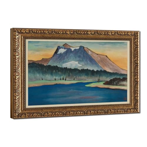 Impression sur toile Sundown at Tioga Park par Chiura Obata - Tableau mural suspendu 50x76 cm