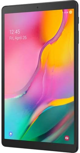 2019 Samsung Galaxy Tab A 10.1-inch Touchscreen (1920x1200) Wi-Fi Tablet Bundle, Exynos 7904A Processor, 3GB RAM, 128GB Memory, BMali-G71 MP2 Graphics, Bluetooth, Tigology Case, Android 9.0 Pie OS