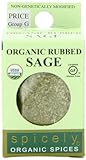 Spicely Organic Sage Rubbed, 0.2 Ounce (Pack of 6)