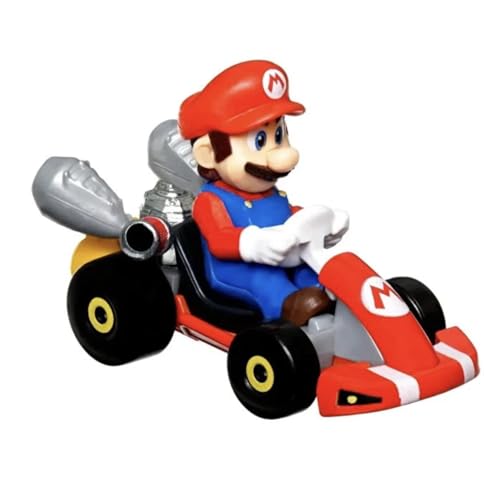 Hot Wheels Die Cast Modelo de Coche Mario Kart Versión de Super Mario Bros The Movie - Escala 1:64 Longitud 5cm