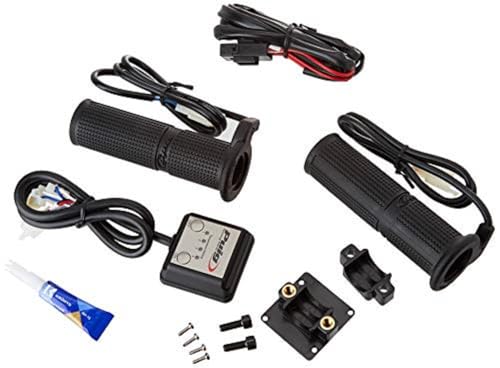 Puig 5020N Juego Puños Con Termostato Manillares Universal, Negro