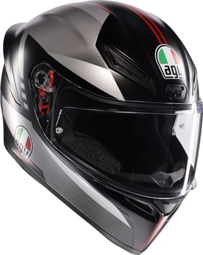 ECE2206 AGV K1 S E2206 LAP MATT BLACK/GREY/RED S