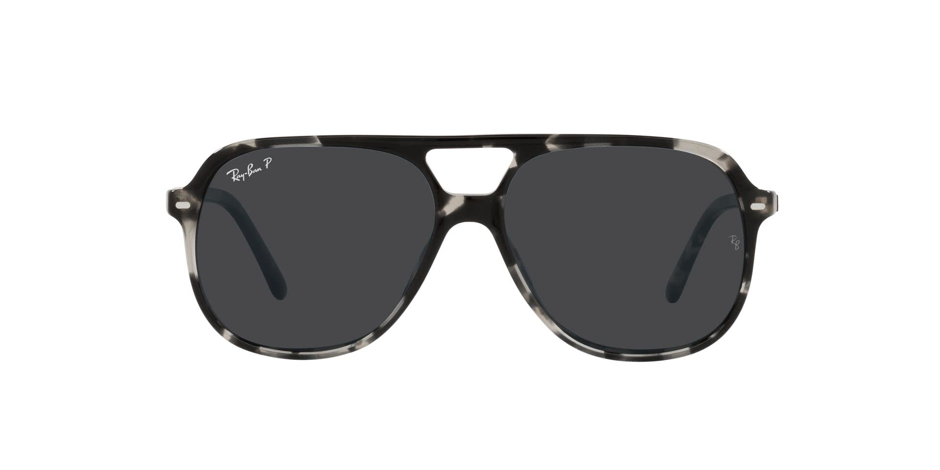 Photo 1 of Ray Ban Sunglasses for Women and Men - Bill RB2198 - Unisex Ray Ban Aviator Style Sunglasses with Crystal Polarized Lenses - Grey Havana/Polar Black - Size 56
