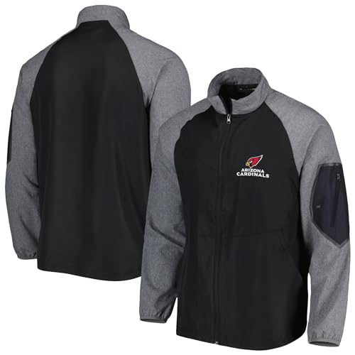 Image of Dunbrooke Men's NFL Hurricane Raglan Full-Zip Windbreaker Jacket