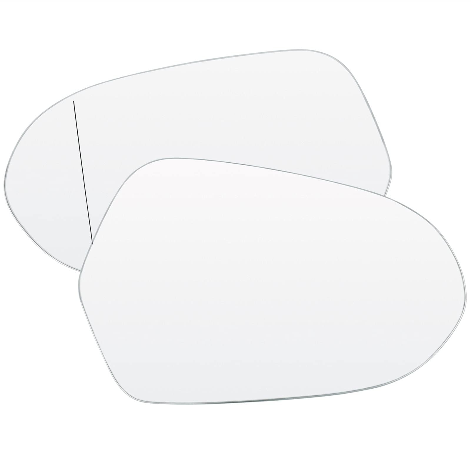 Wing Mirror Glass Heated,Car Replacement Accesorios for Audi A6 Quattro S6 Allant 2012-2018.,C-1Pair