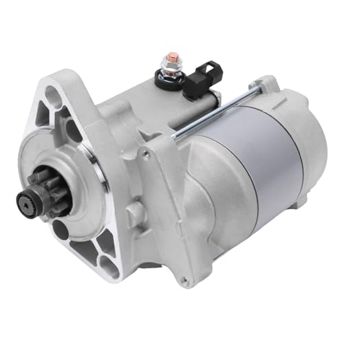 Motor de arranque 12V 1.4KW 9 dientes compatible con tractor Kioti CS2410 CS2410E CS2510, modelo 185086670 185086680 LRS03810 miniatura 1