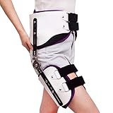 AJUSTE TOTALMENTE PERSONALIZABLE: diseño separado, todo el cuerpo consta de 3 partes, que son detectables. Placa de ángulo ajustable, puede controlar los ángulos de flexión de la rodilla libremente.