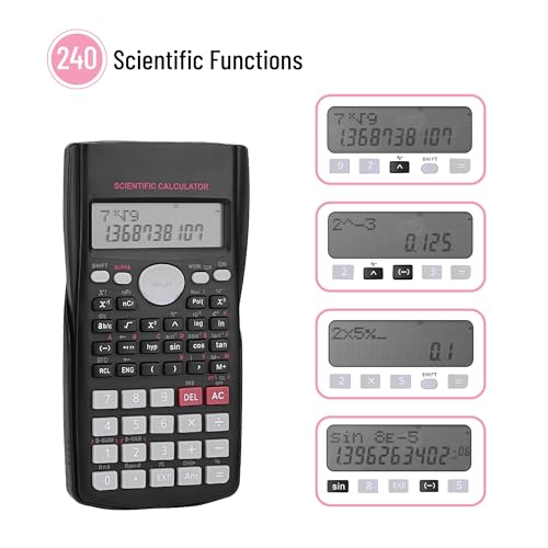 Image of Mr. Pen- Scientific Calculators Bulk, 24 Pack, 2 Line, 240 Functions | 12 Digit Math Calculator Scientific with Protective Hardcover