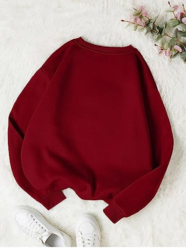 Image of SXV STYLE Solid Plain Unisex Cotton Oversized Baggy Sweatshirt