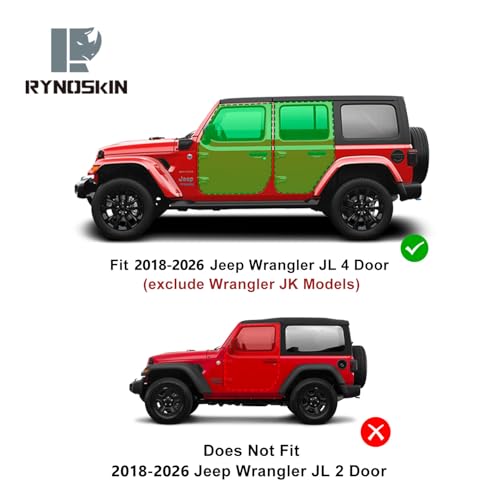 Estribos RYNOSKIN para Jeep Wrangler JL 2018-2026 miniatura 2