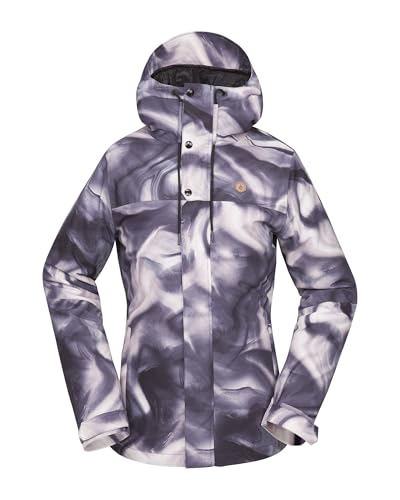 Volcom Women's Bolt Insulated Snowboard Ski Winter Hooded Jacket, Nirvana S5