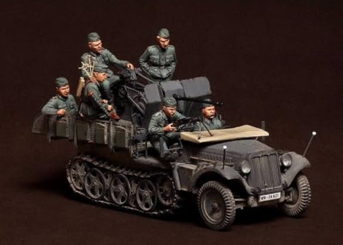 Soldats allemands 1/35 figurines en résine à peindre pour animer vos décors miniatures