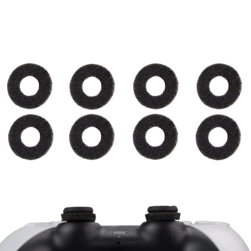 Image of MOLOPPO 8 PCS Precision Rings Kit for PS4, for PS5, for Xbox-Black | for PS5 Accessories, for Xbox Accessories, Gaming Controller Enhancer