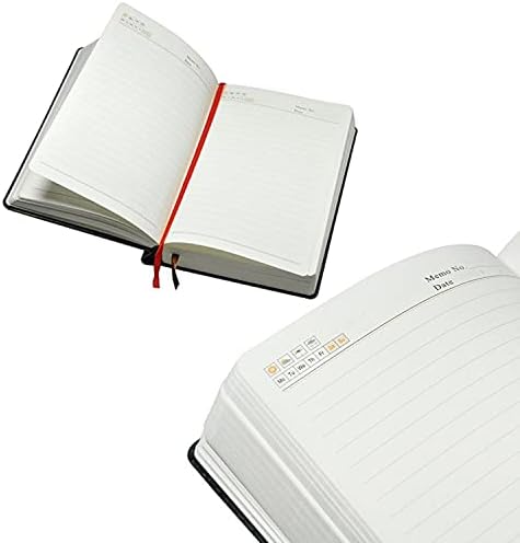 SAYEEC A5 Classic Vintage Soft Faux Leather 360 Sheets Double Side Lined Paper Notebook Journal for Fountain Pen Writting Great Gift for Anniversary/Birthday/Christmas/Holiday