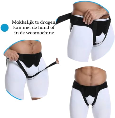 Hernia inguinal brace ajustable universal talla L para alivio del dolor efectivo 5