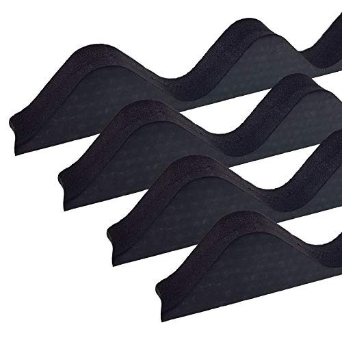 4 x Black Corrugated Sheet Foam Filler Eaves Purlin Roof Closure