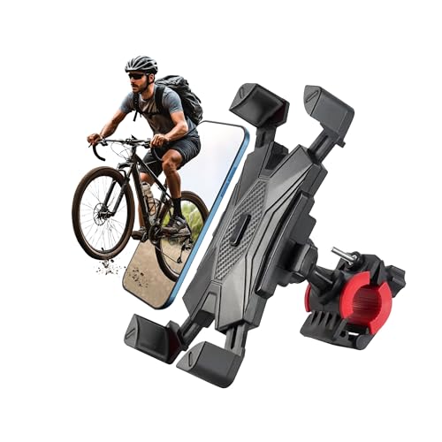 MP MARCHPEREIRA Soporte Móvil Bicicleta, Soporte Móvil Patinete, Universal 360º Rotación Desmontable, Soporte para iPhone y Smartphones, 4.5"-7.0", Protección Segura, Porta Teléfono Montaña