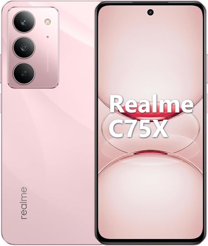 Celular Realme C75x 6GB de RAM/128 GB NFC, Rosa, RMX5020