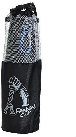 DEWEL Upgrade Quick Stacks Cups 12 Pack Sports Stacking Cups Speed Training Game for Challenge Competition Party Toy with Storage Bag (Black)
