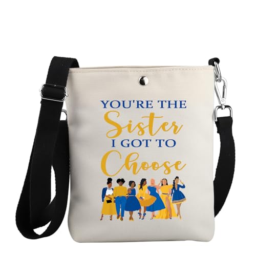 JYTAPP Sorority Gift 1922 Sisterhood Gift You're the Sister I Got to Choose Sorority Crossbody Bag