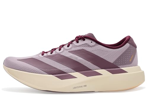 Image of adidas, Women's, Adizero Evolution Sl Running Shoes, Preloved Fig /Shadow Fig /Maroon, 6.5, Medium
