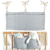 Sac Suspendu Lit Bébé - Riem De Rangement Ceinture Jouets Berceau Lavable Tassen Chambre De Bebe Jaune Gingembre