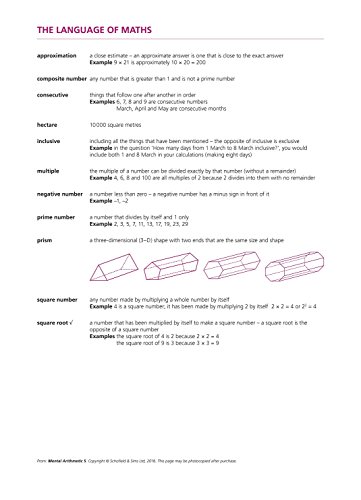 Schofield & Sims Ltd Mental Arithmetic 5