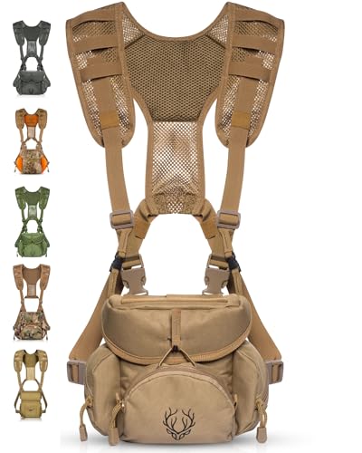 Binocular Harness Chest Pack - Lightweight Hunting...