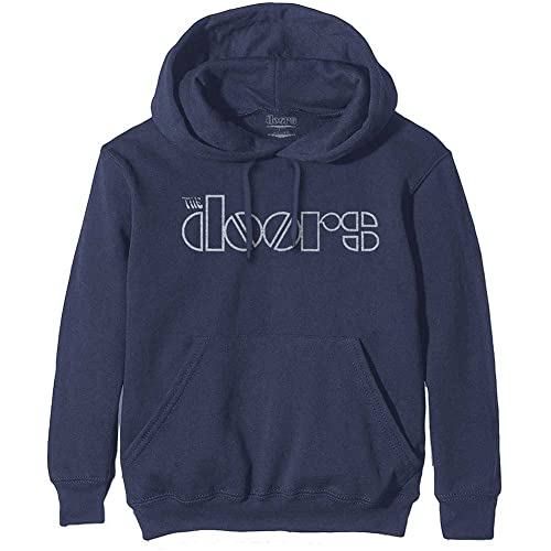 Sweat-shirt à capuche The Doors XL navy pour revivre la légende du rock