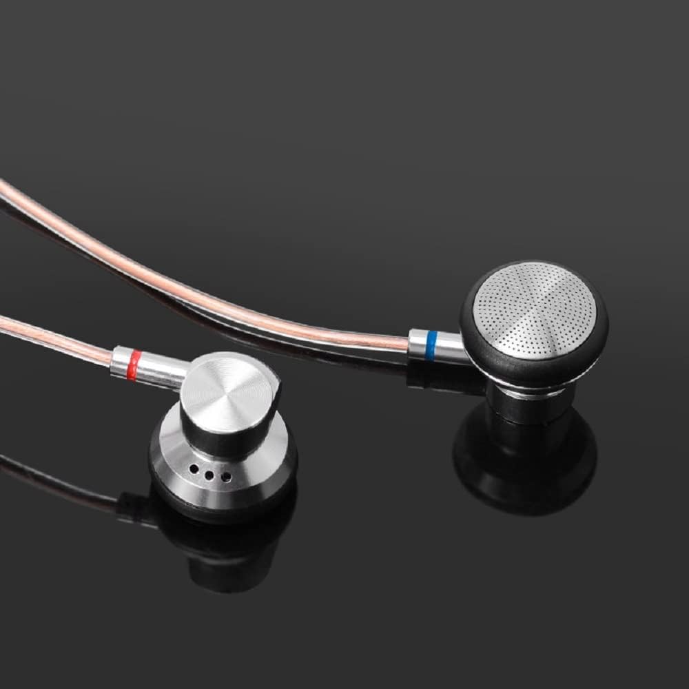 Flat Head Hi-Res in Ear Earphone 14.8mm Beryllium Diaphragm Dynamic Driver,150Ω Impedence with Single Crystal Copper Cable IE800 IE900 MX980 MX985 EM5