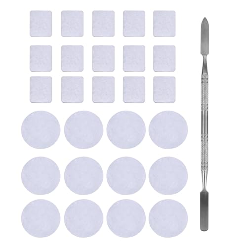 DECORNIJIA Paleta Magnética de Metal de Color Claro con 56 Piezas para Mezclar Esmalte y Correctores, Material Acero Inoxidable, Adecuado para Artistas y Uso Escolar