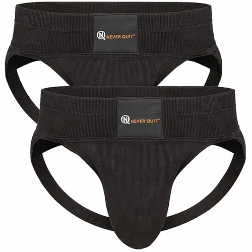 Image of NEVER QUIT Gym Supporter for Men | Ideal for Workout and Running, Cricket, Tennis, Sports| Compression Brief Abdomen Support for Boys