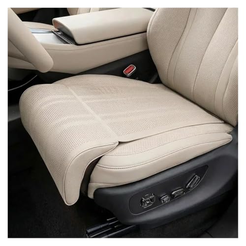 Coussin de siège de voiture en cuir beige extension de jambe confort premium