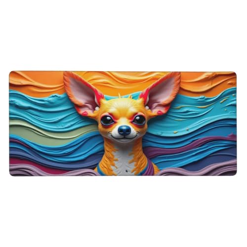 Tapis de souris de jeu avec bords cousus pour éviter les glissements de clavier