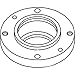 RAParts 899331M1 Fits Massey Ferguson PTO Shaft Bearing Housing 135 150 165 175 180 230 +