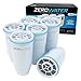 ZeroWater Official Replacement Filter - 5-Stage Filter Replacement 0 TDS for Improved Tap Water Taste - NSF Certified to Reduce Lead, Chromium, and PFOA/PFOS, 6-Pack