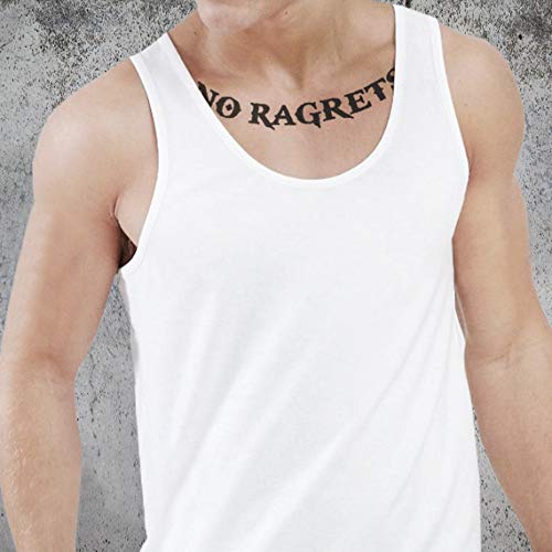 No Ragrets (2-Pack) Temporary Tattoos | Halloween Costume | Skin Safe #TOP2