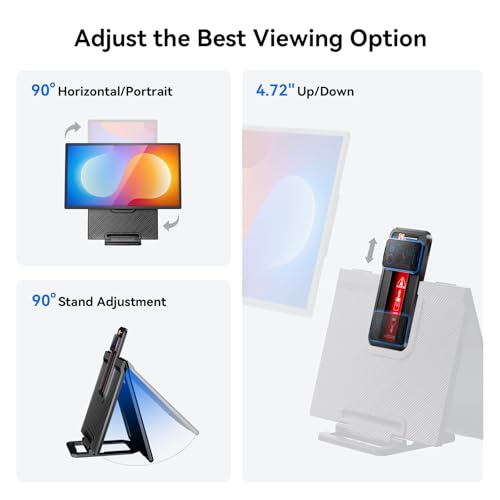 Image of 24 inch 180Hz Gaming Monitor, 2.5K 2560x1440 QHD Fast IPS 112.5% sRGB Large Portable Monitor, Height & Rotation Adjustable Stand Type-C HDMI Eye Care External Screen for Laptop Phone PS4&5 Switch Xbox