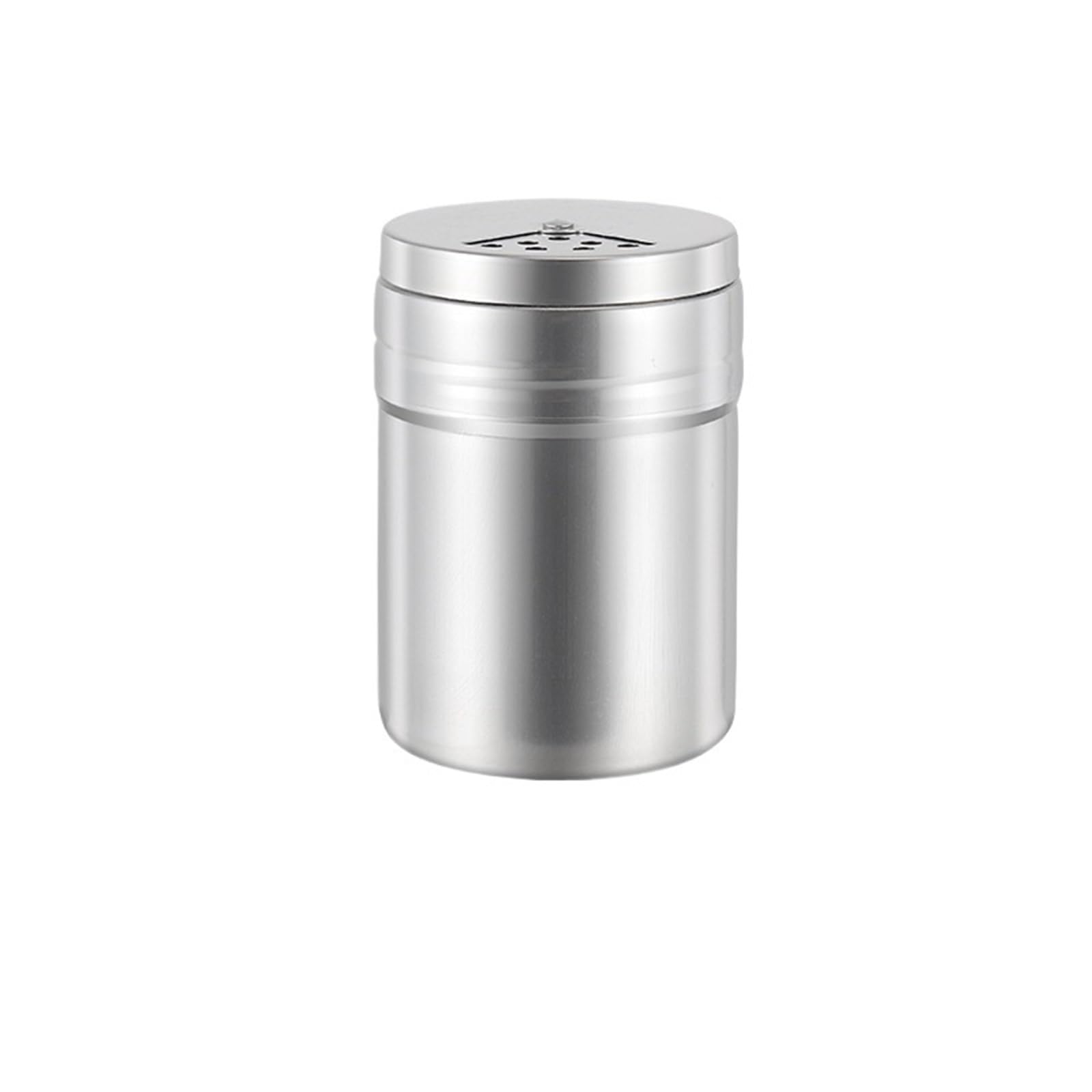 2-teiliges Gewürzdosen-Set aus Edelstahl für Cappuccino | Gewürzbehälter, Küchenorganisator, Salz, Pfeffer, Grill, Zuckerglas, Geschmacksflaschen(7X10CM-B)