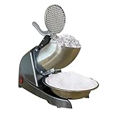 Shaved Ice Machine Electric Ice Crusher Ice Shaver for Kitchen Double Blades Snow Cone Machine 110V 300W