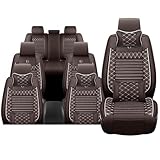 GMC Yukon Full Set Car Seat Covers, Waterproof with Neck Pillows and Lumbar Supp...